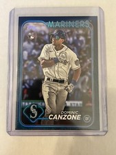 2024 Topps Series 1 Dominic Canzone Team Color Border Rookie