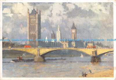 D008143 Lambeth Brücke und Houses of Parliament. Norman Wilkinson. Royle Publica