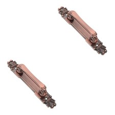  2 Pezzi Maniglie per Porte in Lega di Zinco Stile Europeo, Rustiche