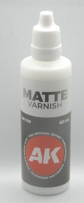 AK Interactive AK190 Matte Varnish [60ml] Miniature Paint Flat Finish