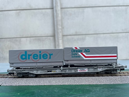 🚆 ROCO 47951 Kangourou Suisse HUPAC Dreier AG HO 1/87 Série spéciale TBE | Zustand: Occasion