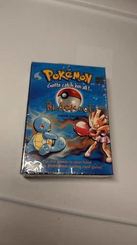 Pokemon Blackout Theme Deck Wizards of The Coast WOC06018 Factory Sealed 1999