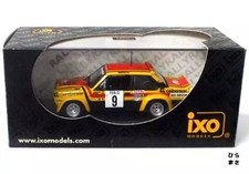 1/43 Fiat 131 Abarth Gr4 1980 Monte Carlo Rally Car Orange Red Miniature Car