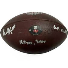 Baker Mayfield GAME USED💪09/07/25 Signed + Inscribed Ball Buccaneers vs Falcons