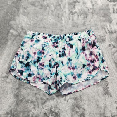 Old Navy Active Shorts Womens L Multicolor Spring Run Go-Dry Lined Running Gym
