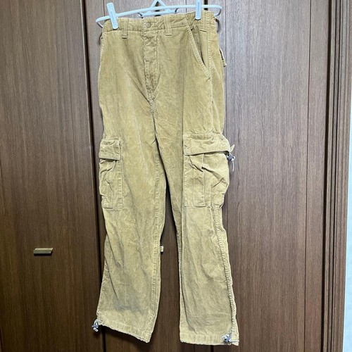 Stüssy, Stussy Vintage Men Pants Old 90S Navy Blue Tag Corduroy Cargo W30 Limited Editio