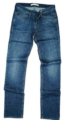 MAC 36 L34 Jeans Trousers Blue Womens Stretch Straight Leg Comfort Regular W28 S NEW