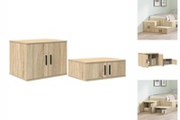 Aufbewahrungsschrank Sonoma Eiche 108X41X40 Cm Aus Spanplatte
