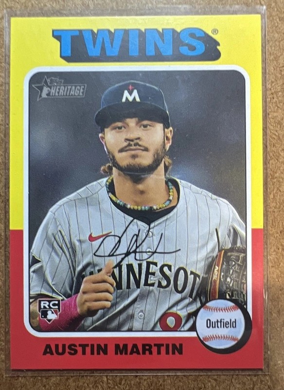 2024 Topps Heritage High Number - Austin Martin #649 (RC)