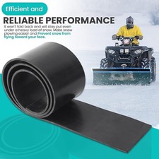 Universal Snow Plow Rubber Flap 72" X 6" X 1/4" Plow Blade Flap Suitable for 48"