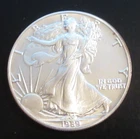 1989 American Silver Eagle  1 oz .999 Fine Silver Dollar – Uncirculated Bullion