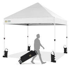 Canopy Tent,Commercial Canopy Tent Heavy Duty with 4" Wheels, Upgraded Weights