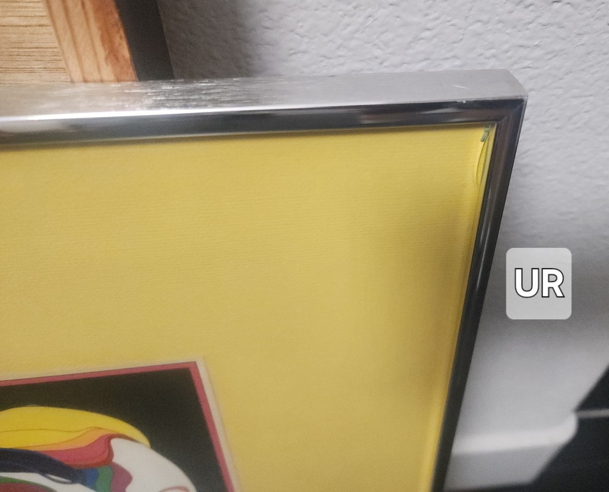 Vintage 1975 JOHN LUKE EASTMAN SIGNED LITHOGRAPH FRAMED WALL ART