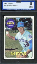 1969 TOPPS #55 JERRY GROTE ISA 8 METS *ADT5543 
