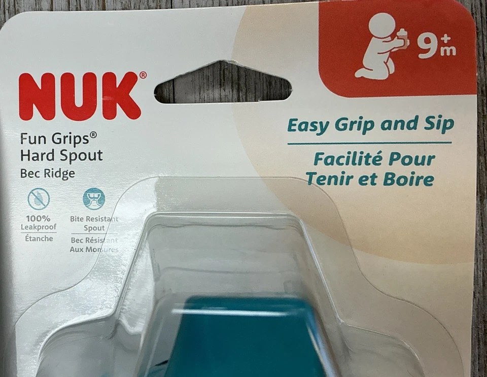 4pk Sippy Cup NUK Hard Spout Cup Blue And Green - Image 2 of 3