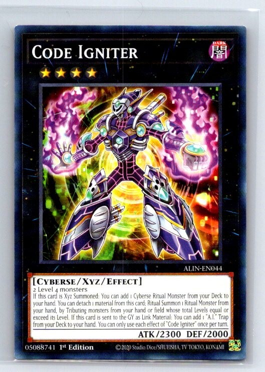 Code Igniter ALIN-EN044 Common / Short Print Alliance Insight Yu-Gi-Oh LP