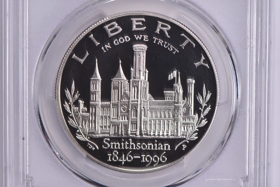 PR70 DCAM 1996-P Smithsonian Commemorative $1 PCGS Blue Lbl *9959 - Image 3 of 4