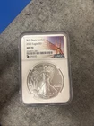 OKLAHOMA 2022 $1 American Silver Eagle T2 NGC MS70 OKLAHOMA State Series 👌 🔥