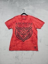 AMERICAN FIGHTER Men's Size Extra Large XL T-Shirt Red MMA Boxing Premium