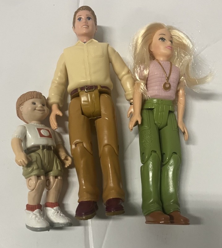 Fisher Price Loving Family And Mattel Dollhouse Doll Lot