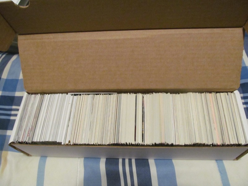 800 count box of racing cards mostly NASCAR, 132 F1, some Indy, & NHRA