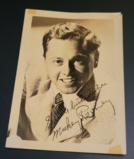 Vintage Mickey Rooney Signed Photo 3.5 by 5