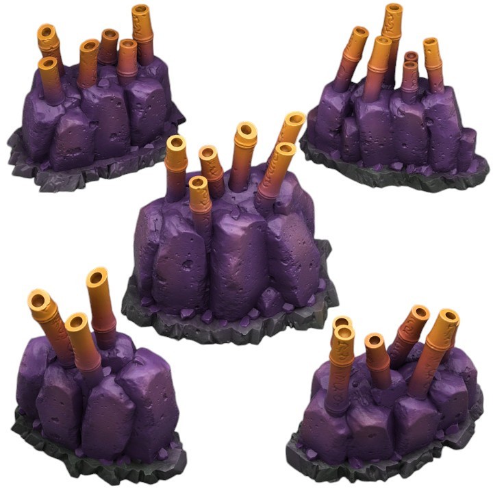Bambou enchanté empoisonné de 30cm pour décor fantastique de jeux de rôle
