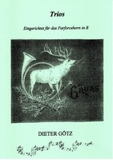 Noten Parforcehorn Jagdmusik in B