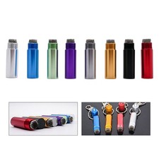Aluminum Alloy Billiard Cue Tip Tool Portable Tapper with Keychain Accessory