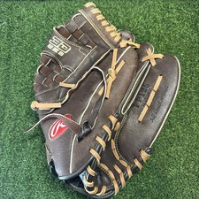 Rawlings Fastpitch Softball Glove FP125 12.5 Inch RHT All Leather Shell Brown