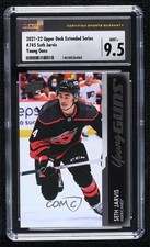 2021-22 Upper Deck Extended Series Young Guns Seth Jarvis CSG 9.5 Mint Plus 0lb7