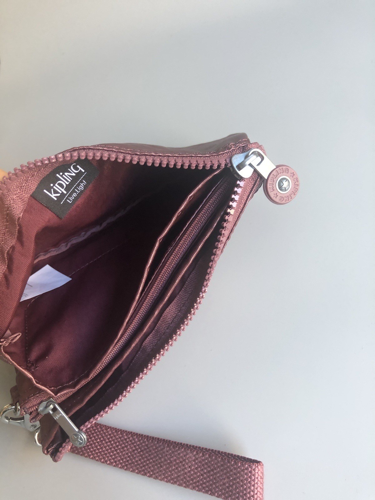 Kipling Creativity Small Purse Metallic Pink - image 4