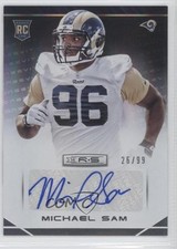 2014 Panini Rookies & Stars 26/99 Michael Sam #173 Auto 0v1