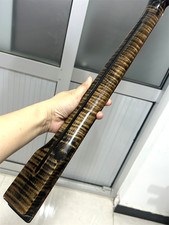 AAAAA DIY Gloss 22 Fret Roasted Flame maple Electric guitar Neck part Replace