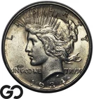 1934-D Peace Dollar, Choice Unc