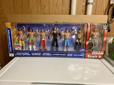 WWE Fan Favorites CM Punk Cena Triple H Undertaker Warrior HBK Savage PPV HQ Set