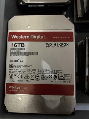 Western Digital WD Red Pro 16TB 3,5'' SATA 6Gb/s 7200RPM 512MB WD161KFGX