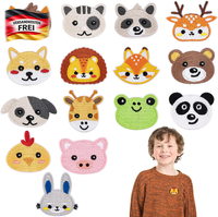 15 Flicken Zum AufbüGeln Kinder, BüGelflicken Kinder, Tier Patches AufnäHer