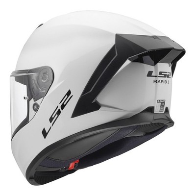 LS2 FF820 Rapid III Solid Helmet  Gloss White (L)L