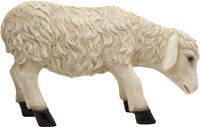 KrippenzubehöR Schaf 33 Cm Polyresin Dekofigur FüR Weihnachtskrippe