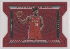 2020-21 Panini Obsidian Pitch Black Electric Etch Red Flood Joel Embiid #3 n0c