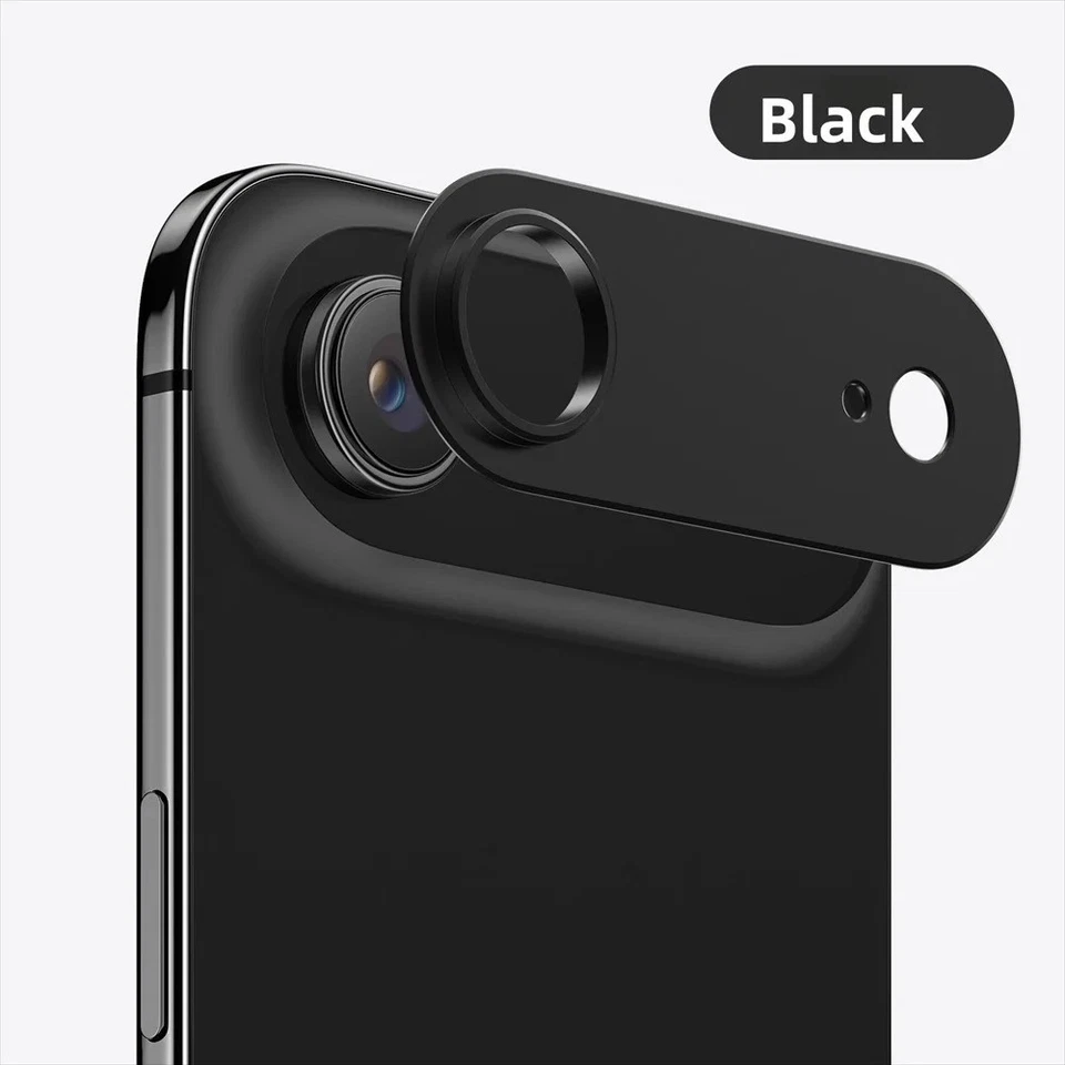 Protetor de lente de câmera de vidro temperado liga de metal para iPhone 17 Pro Max Air - Imagem 4 de 4