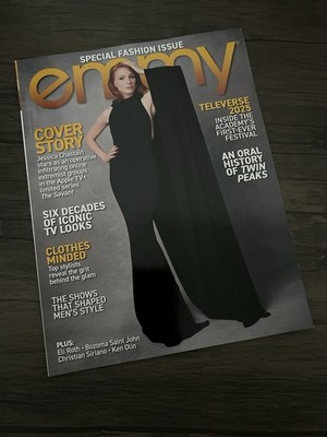 Emmy Magazine #11 2025: Fashion Issue, Jessica Chastain, Eli Roth, Twin Peaks