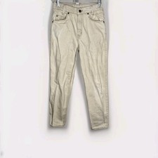 Vintage Levi's Orange Tab 550 Relaxed Fit Student W27 L28 Tan Jeans Flaw
