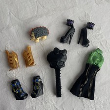 Monster High Doll Shoes Boots Dress Clothes Hedgehog Brush Accessory Lot Howleen