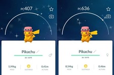 Shiny Pikachu Serena's Hat Pokemon Trade Go Registered Only
