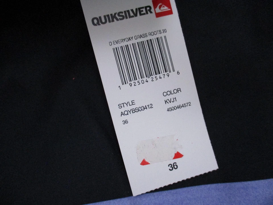 Quiksilver Board Shorts Mens 36 Striped Grass Roots 20 Swim Trunks New With Tags - Image 4 of 4