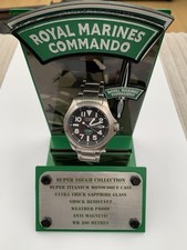 Citizen Royal Marine Commando Titanium WR300 Watch With A One Off Display Stand.