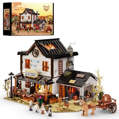 Lumibricks Wild West Blacksmith Lighting Building Bricks