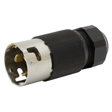 Hubbell CS6365L - 50 Amp 125/250V 3P, 4W, Heavy Duty Male Locking Plug